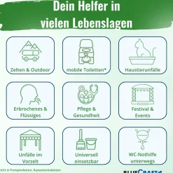 Camping Granulat -  Absorber für Camping Toiletten