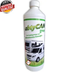 Campingreiniger abtyCAMgreen 1L -  Premium Camping-/Caravanreiniger aus nachwachsenden Rohstoffen