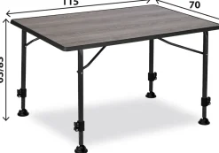 Campingtisch Linear Greywood 115 Falttisch  115cm