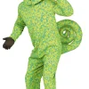 Chamäleon Herren-Kostüm für Karneval  Größe: M