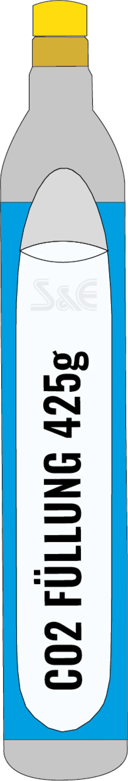 CO2 Füllung 425g Kohlensäure