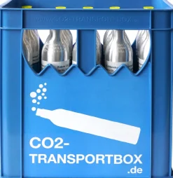 CO2 Kiste mit 15 x 425g Alu Zylinder gefüllt  425 g Kohlensäure Zylinder für ca. 60l Sprudel