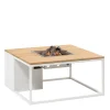 Cosi Cosiloft 100 Feuertisch  weiß / teak