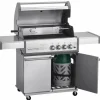 Crossray 4 Gasgrill by Heatstrip, 50 mbar  inkl. Unterwagen und Seitentische