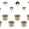 Cupcake Set Woodland