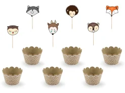 Cupcake Set Woodland