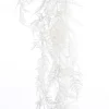 Decoris Asparagus Büschel Glitzer weiß 35x105 cm
