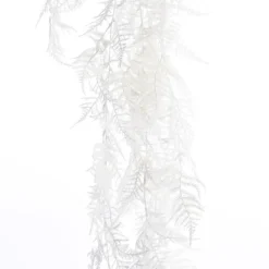 Decoris Asparagus Büschel Glitzer weiß 35x105 cm