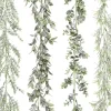 Decoris Pflanzengirlande beschneit Grün