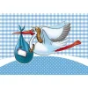 Deko: Fensterfahne Storch