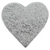 Deko: Glimmer Herz , silber  Gr.:  10 cm
