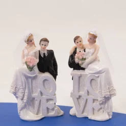 Deko: Hochzeitsfigur Liebespaar
