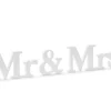 Deko: Holzinschrift Mr & Mrs