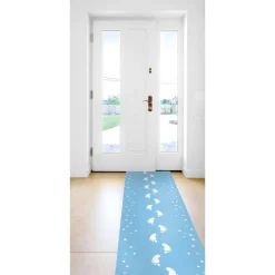 Deko: Läufer, Baby Geburt, Blau