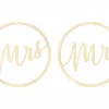 Deko: Mr, Mrs hängend