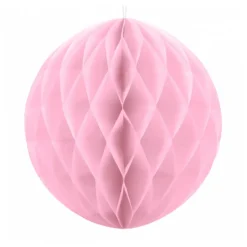 Deko: Wabenball XXL   Rosa  Größe:  30 cm