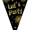 Deko: Wimpelgirlande Lets Party Größe: 5 Meter