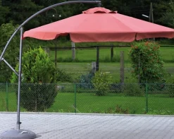Delschen Schirmständer Beton Grau 90 Kg