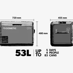 Dometic Kühlbox CoolFreeze CFX3 55IM Kompressor Kühlbox