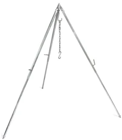 Dreibein mit Kette & Haken d1  Stahl, verzinkt Petromax