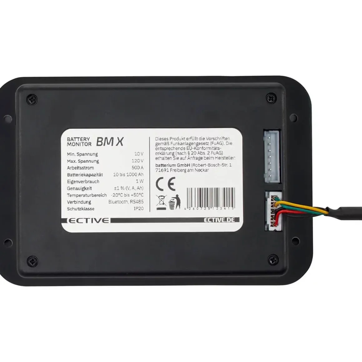ECTIVE BM X Batteriemonitor mit 500A Shunt und Bluetooth App