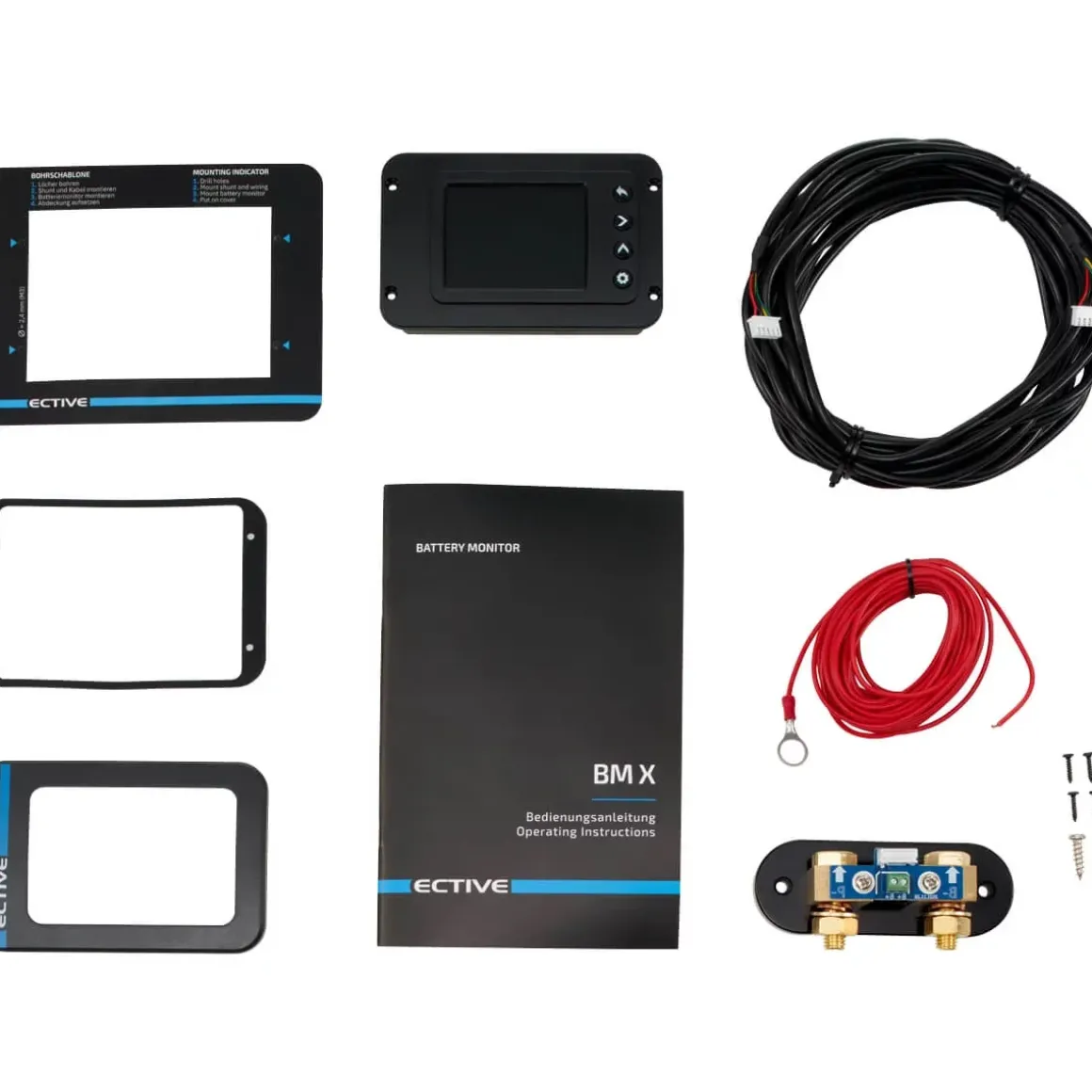 ECTIVE BM X Batteriemonitor mit 500A Shunt und Bluetooth App