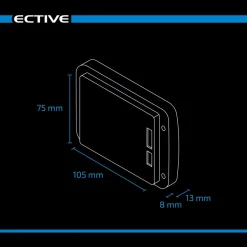 ECTIVE BM X Batteriemonitor mit 500A Shunt und Bluetooth App