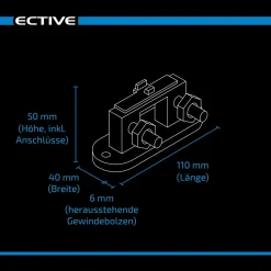 ECTIVE BM X Batteriemonitor mit 500A Shunt und Bluetooth App