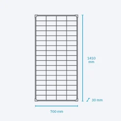 ECTIVE BSP 200 Black Monokristallin Solarmodul