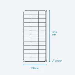 ECTIVE BSP 120 Monokristallin Solarmodul 120W