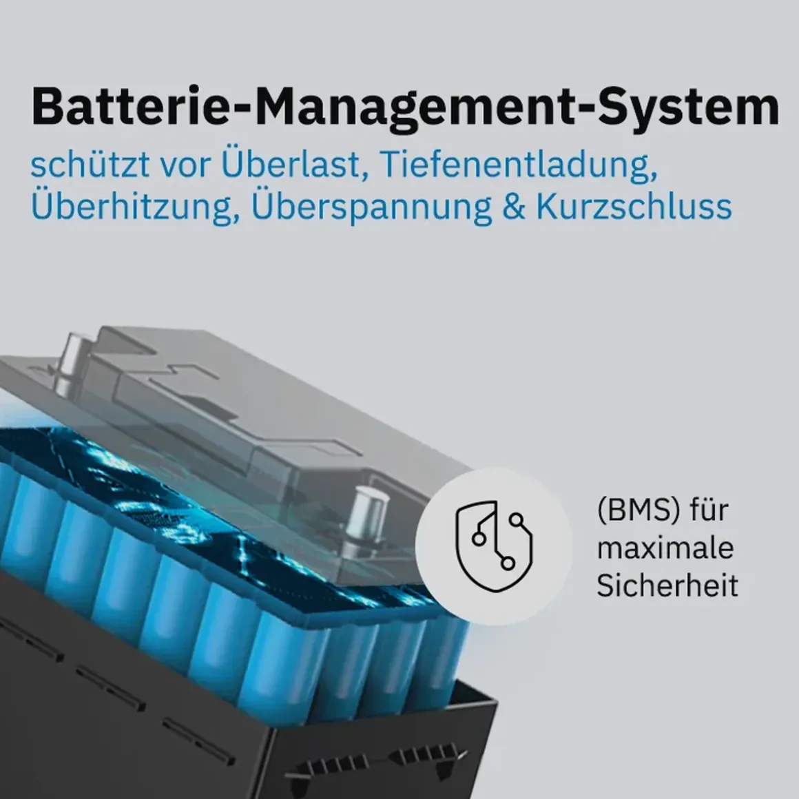 ECTIVE LC 100 LT 12V LiFePO4 Lithium Versorgungsbatterie 100 Ah