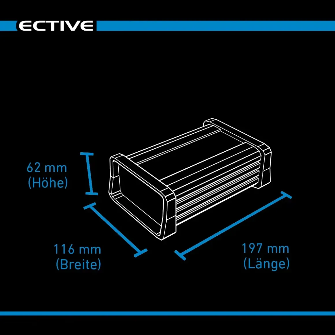 ECTIVE Multiload 12 12A/12V 8-Stufen Batterieladegerät