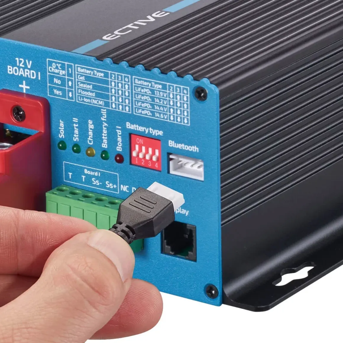 Ective SBB 30 Solar-Ladebooster mit integriertem Solarladeregler 30A