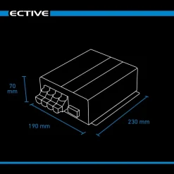 Ective SBB 30 Solar-Ladebooster mit integriertem Solarladeregler 30A