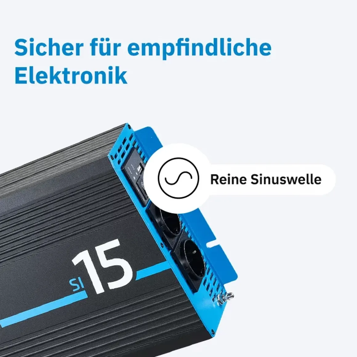 ECTIVE SI 20 2000W/12V Sinus-Wechselrichter mit reiner Sinuswelle