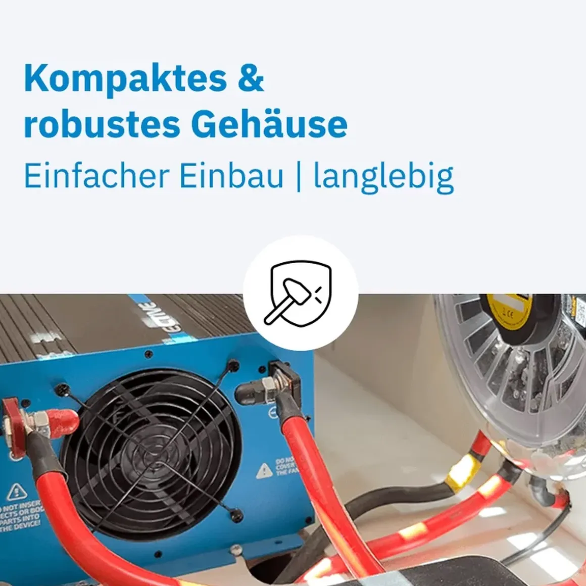 ECTIVE SI 20 2000W/12V Sinus-Wechselrichter mit reiner Sinuswelle
