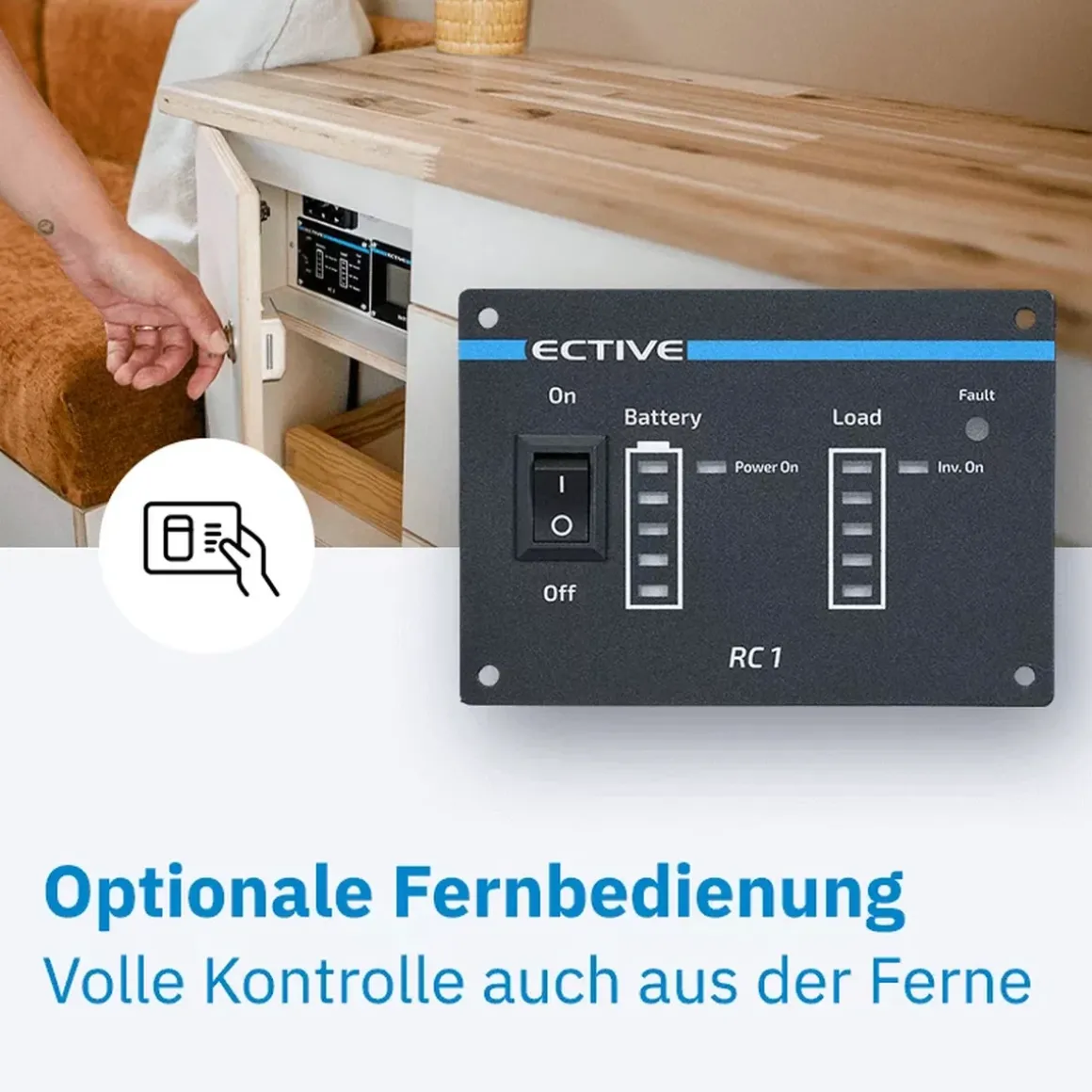 ECTIVE SI 20 2000W/12V Sinus-Wechselrichter mit reiner Sinuswelle