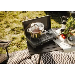 Enders Canberra Campingkocher –  2-flammiger Gaskocher für Outdoor & Camping