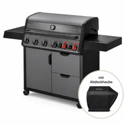 Enders Hyde 6 SIKR Turbo II Gasgrill mit Abdeckhaube