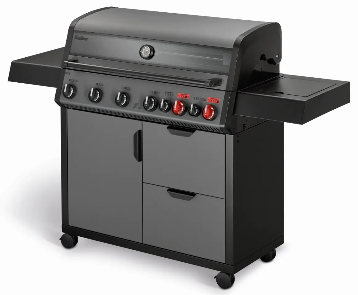 Enders Hyde 6 SIKR Turbo II Gasgrill mit Abdeckhaube
