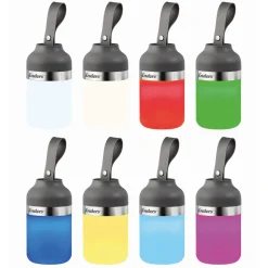Enders LUVO – wiederaufladbare LED-Campingleuchte mit RGB-Farben, 100 lm