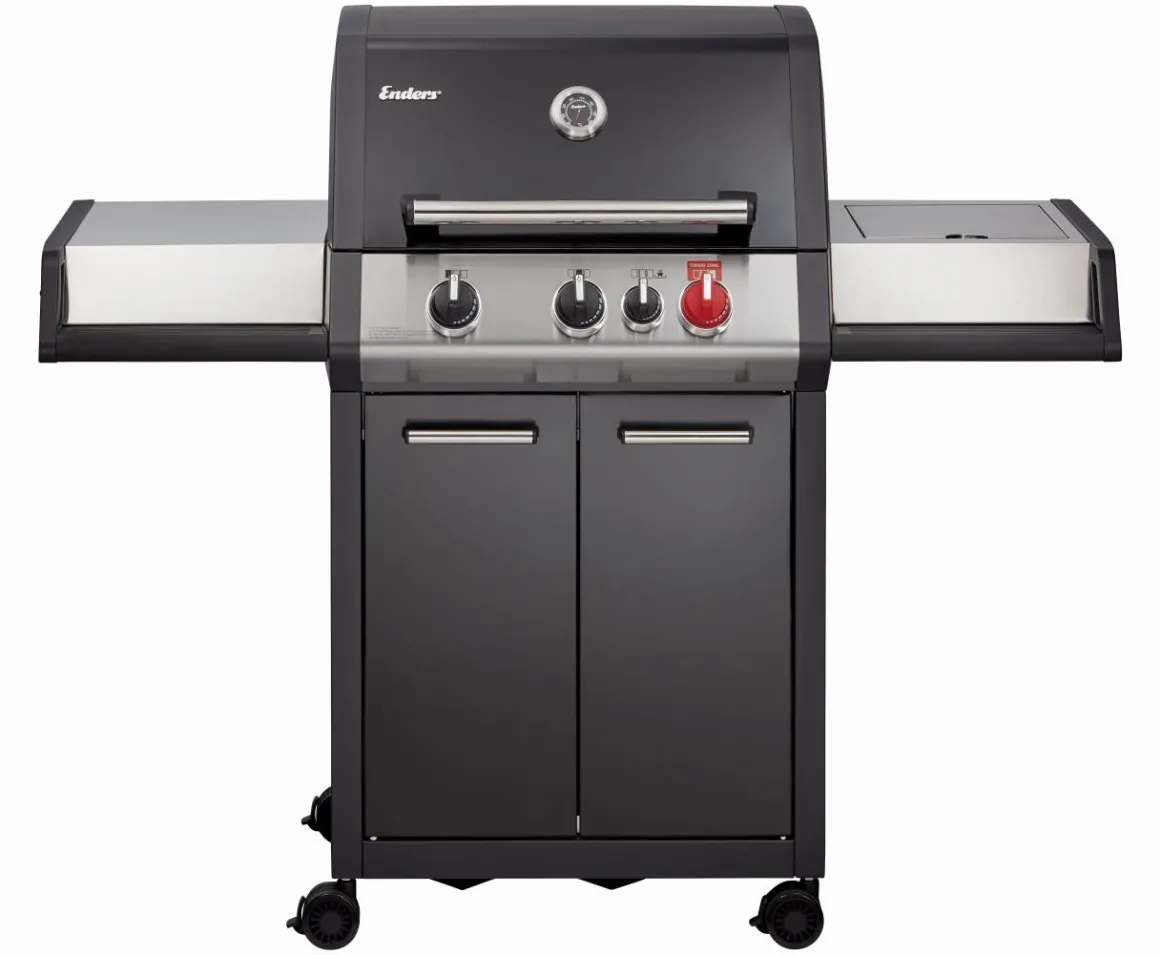 Enders Monroe Black Pro 3 K Turbo Gasgrill