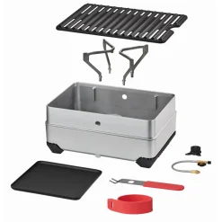 Enders Pace Camping Gasgrill & Gaskocher - 2-in-1 Kombigerät 2 kW