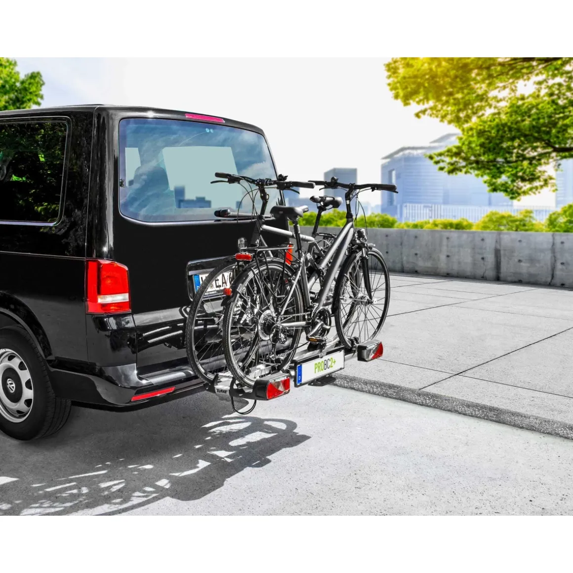 EUFAB ProBC2+ Fahrradträger für Vans und große Heckklappen, erweiterbar