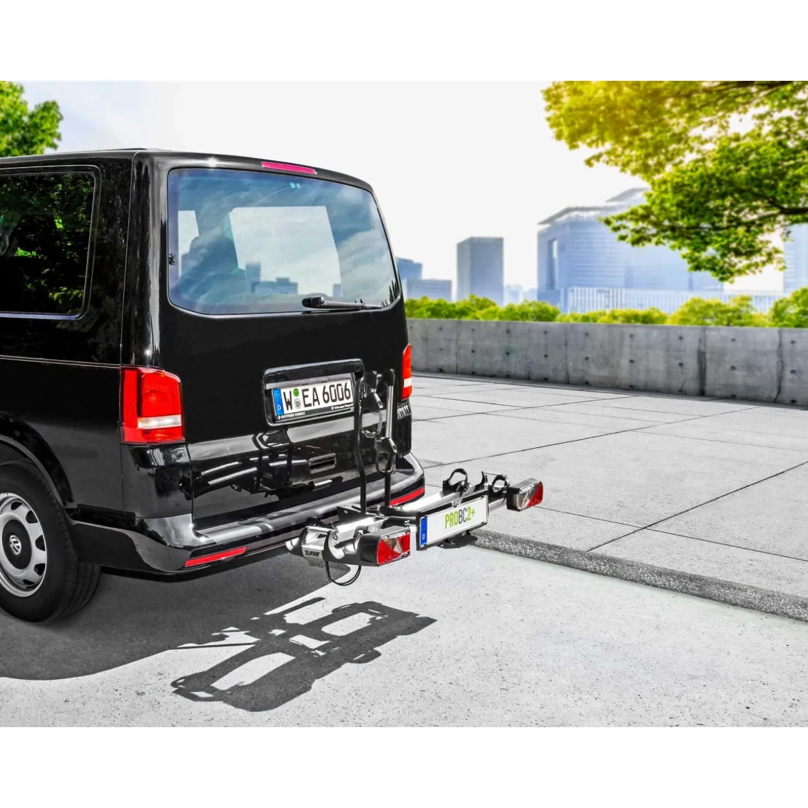 EUFAB ProBC2+ Fahrradträger für Vans und große Heckklappen, erweiterbar