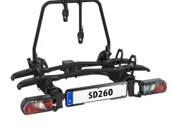 Eufab SD260 black ausziehbar 2 Räder für Wohnmobile und Kastenfahrzeuge mit Flügeltüren