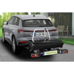Eufab Transportbox 350 L für Fahrradträger - zusammenklappbar & abschließbar