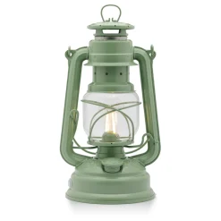 Feuerhand Baby Special 276 LED  - Sturmlaterne im Retro-Design Sage Green