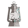 Feuerhand Sturmlaterne Baby Special 276  nordicgrey