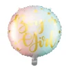 Folienballon Boy or Girl Rosa/Blau – 43 cm Gender Reveal Party